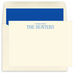 Stacked Modern Text Flat Note Cards - Raised Ink Image 4 of 5